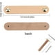 thumbnail image 2 of 6 tiradores de cuero para cajón de 5.5 pulgadas, con tornillos para armario, puerta de armario, color dorado., 2 of 7