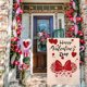 thumbnail image 5 of Bandera de jardín de San Valentín de doble cara | Decoración exterior de 30 x 45 cm | Decoración reversible de lino para San Valentín, ideal para patio y jardín, 5 of 5
