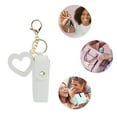 thumbnail image 3 of Unique Bargains 1 Pc Fashion Lipstick Bag with Mirror Handbag Charm Bag Accessories White, 3 of 5