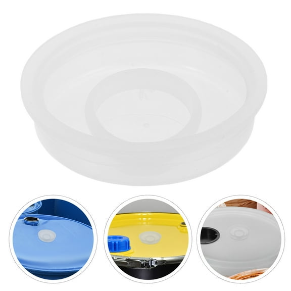 Hemoton 20PCS Barrel Caps Inner Sealing Lid Drum Plugs Bung Caps Oil Barrel Plug Water Drum Plug Plastic Barrel Lids Gallon Drum Bung Caps Pull Ring