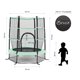 thumbnail image 5 of Trampolín Infantil De 1.4 Mts Onof JMP-55 C/ Malla Protectora De 1 a 3 Años, 5 of 8