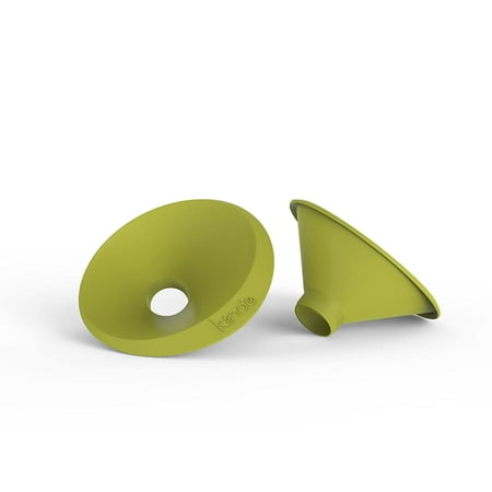 UPC: 0853852003183 | Kiinde Twist Pouch and Foodii System 2-Piece Funnel Set for Breast Milk Formula Baby Food Water Purees Solids Wide Funnel Allows for Mess-Free Pouring and Filling