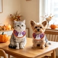 thumbnail image 6 of Yhmxh Halloween Crochet Pet Collar Bandana with Cute Ghost Decor, Pet Hand Knitted Neck Collar, Adjustable Cat Dog Collar for Small Medium Large Dogs Cats Puppy Kitten Halloween Party, 6 of 6