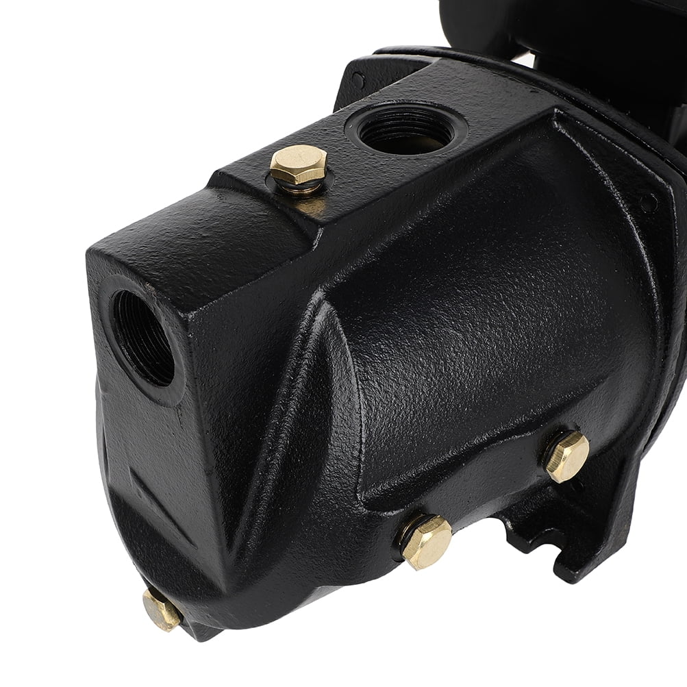 ECCPP Shallow Well Jet Pump &Pressure Switch, 1 HP 18.5GPH, Stainless Steel, 110V