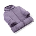 thumbnail image 3 of Kukoosong Women's Hooded Fleece Jacket, Full Zip Long Sleeve Warm Polar Fleece Coat with Zipper Side Pockets, Casual Lightweight Outerwear for Fall Winter Daily and Outdoor Wear, 3 of 7