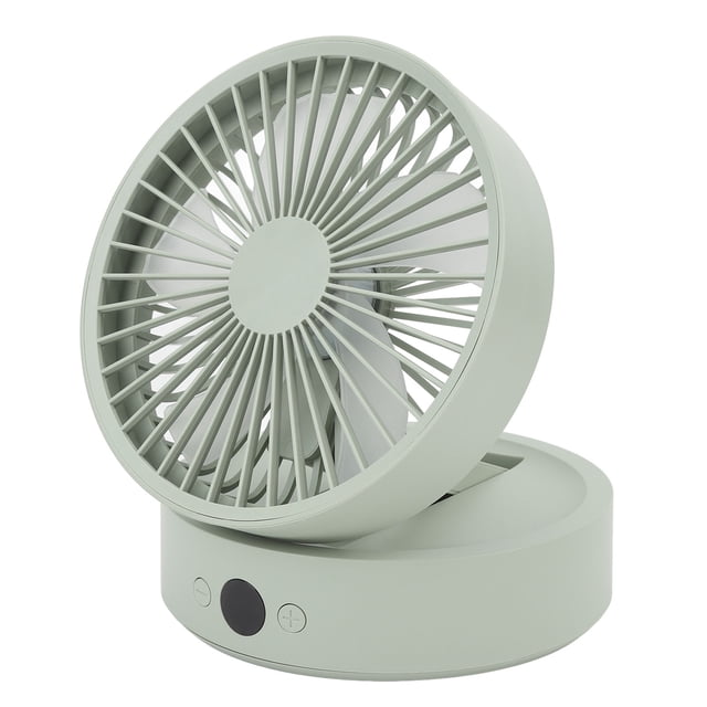 Ventilador De Escritorio Plegable, Ventilador Personal, Tres Velocidades, Control Remoto, USB Recargable, Pantalla LCD, Uso De La Oficina Y El Hogar, Material ABS
