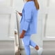 thumbnail image 5 of Puntoco Conjuntos De Traje De Negocios Elegantes Informales con Pantalones De Traje Sólidos De Manga Larga para Mujer Puntoco Puntoco-3526, 5 of 6
