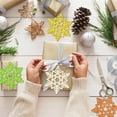 thumbnail image 5 of Wooden Snowflake Ornaments to Paint - Christmas Winter Decoration Cutouts Unfinished 24PCS 3.5 Inches, DIY Blank Tree Ornament for Home Snowflakes Crafts Hanging, 5 of 7