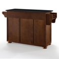thumbnail image 4 of HomeStock French Country Granite Top Kitchen Island,Spacious Countertop,Portable Design,Modern Kitchen Furniture,Convenient, Mahogany/Black, 4 of 10
