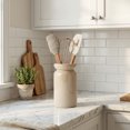 thumbnail image 4 of Cook With Color Ceramic Mini Crock Kitchen Utensil Set, Tan, 4 of 5