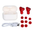thumbnail image 2 of Lindos auriculares inalámbricos en forma de corazón, auriculares bt, elegantes auriculares con sonido estéreo hifi con estuche de carga y luz degradada de color, micrófono, 2 of 7
