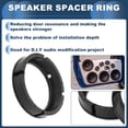 thumbnail image 3 of Anillo espaciador de altavoz Unique Bargains para tweeter, adaptador espaciador de altavoz para Volkswagen Golf MK4 2 juegos, 3 of 7