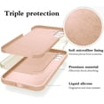 thumbnail image 6 of Compatible with Samsung Galaxy A24 Case Silicone Liquid Dark Green, Soft Smooth Touch Phone Samsung A24 Case Silicone Shockproof Thin Cover (Pink), 6 of 13