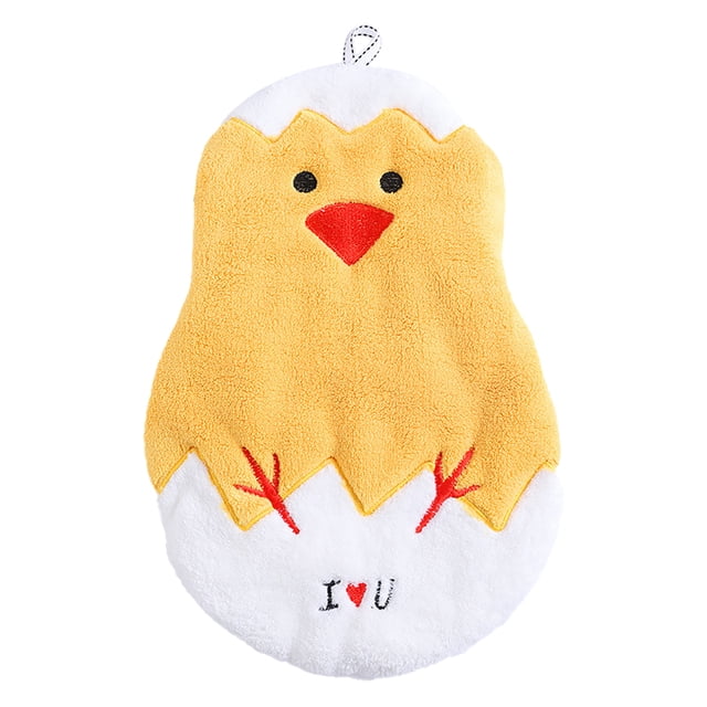Toalla de mano lindo dibujos animados animal absorbente lavabo ducha cara colgando decoración toallas tela pañuelo accesorios tipo 5 Yuarrent HA059873-05