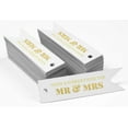 thumbnail image 2 of Inkdotpot Gold Foil Paper Hang Tags Hugs & Kisses From The Wedding Favor Tags 100 Pieces, 2 of 6