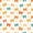 White Orange Teal, variant on Manfei 3D Cartoon Shell Print Shower Curtain 72Wx72L,Ribbon Dreamy Bowtie Bathroom Curtain