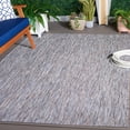thumbnail image 2 of Safavieh Courtyard Mitre Geometric Indoor/Outdoor Area Rug, Ivory Blue/Beige, 5'3" x 7'7", 2 of 11