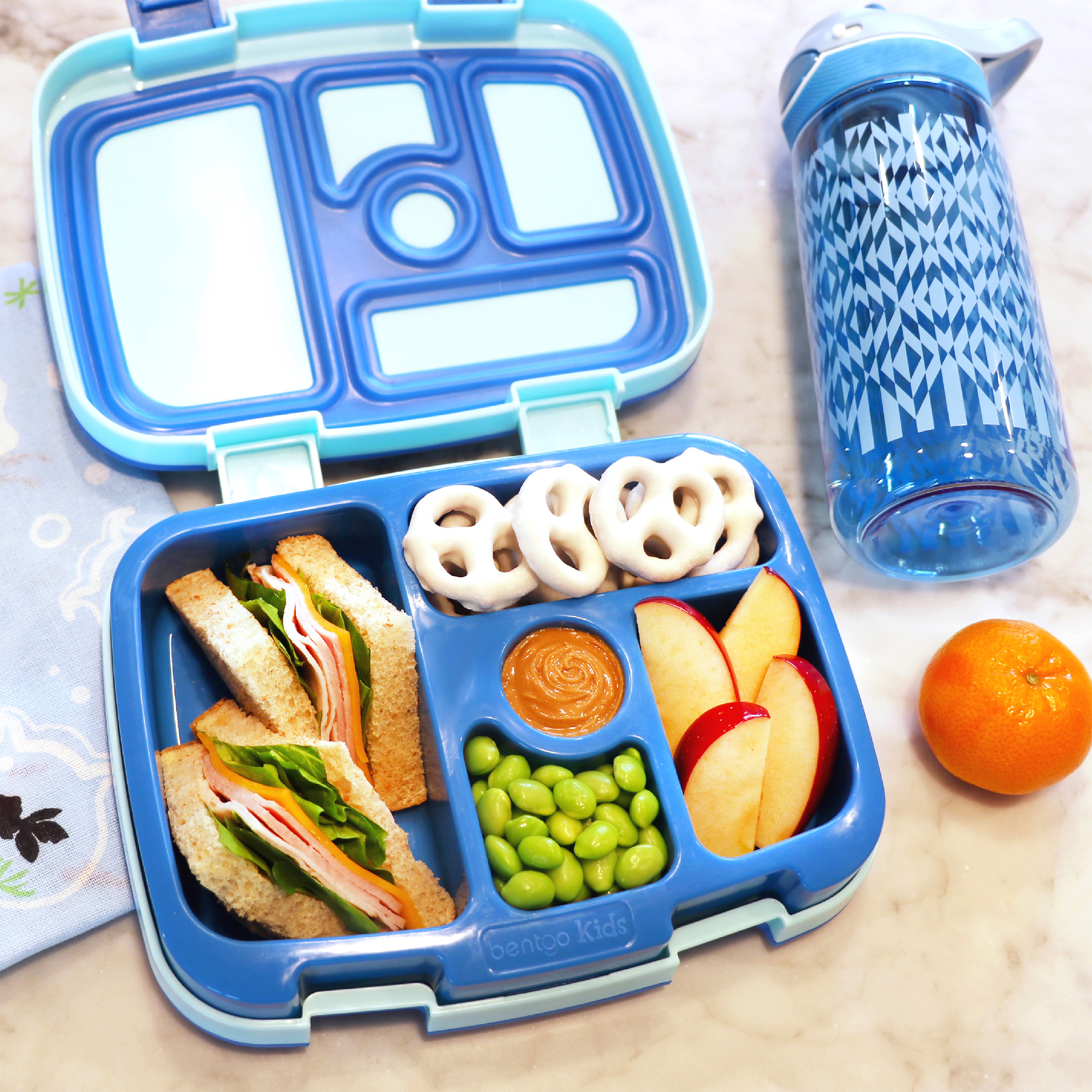 Bentgo Leak-Proof 5-Compartment Bento-Style Lunch Box, Kids, Blue - image 2 of 5