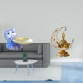 thumbnail image 2 of Bandeja para gatos, oso, estatua de resina, llavero, cuenco para llaves, quemador de hierro, organizador, adecuado para dormitorios, salas de estar, o, 2 of 8