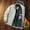 Beige, variant on USSUMA Waterproof Jacket Men Mens Windproof Jacket Long Sleeves Hooded Zipper Pocket Coat Casual Solid Color Loose Outerwear Workout Fall Top