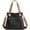 Black, variant on Canvas Handbag for Women Cloth Tote Shoulder Purses Hobo Casual Crossbody Bag Large Top Handle Shopper Bag