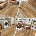 thumbnail image 5 of Kitchen Mats for Floor 3x5 Ft, Brown Wooden Non Slip Area Rugs for Kitchen Bedroom Entryway, Vintage Western Country Wooden Plank Washable Carpet Runner Rug Floor Mats for Bedroom Home Decor, 5 of 8