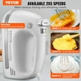 thumbnail image 2 of KFFKFF Electric Hand Blender Mixer 5-Speed 250W Portable Handheld Mixer Beaters, 2 of 9