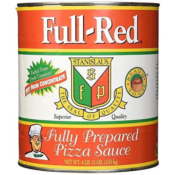 Full Red Fully Prepared Pizza Sauce, 6.68 Pound Can