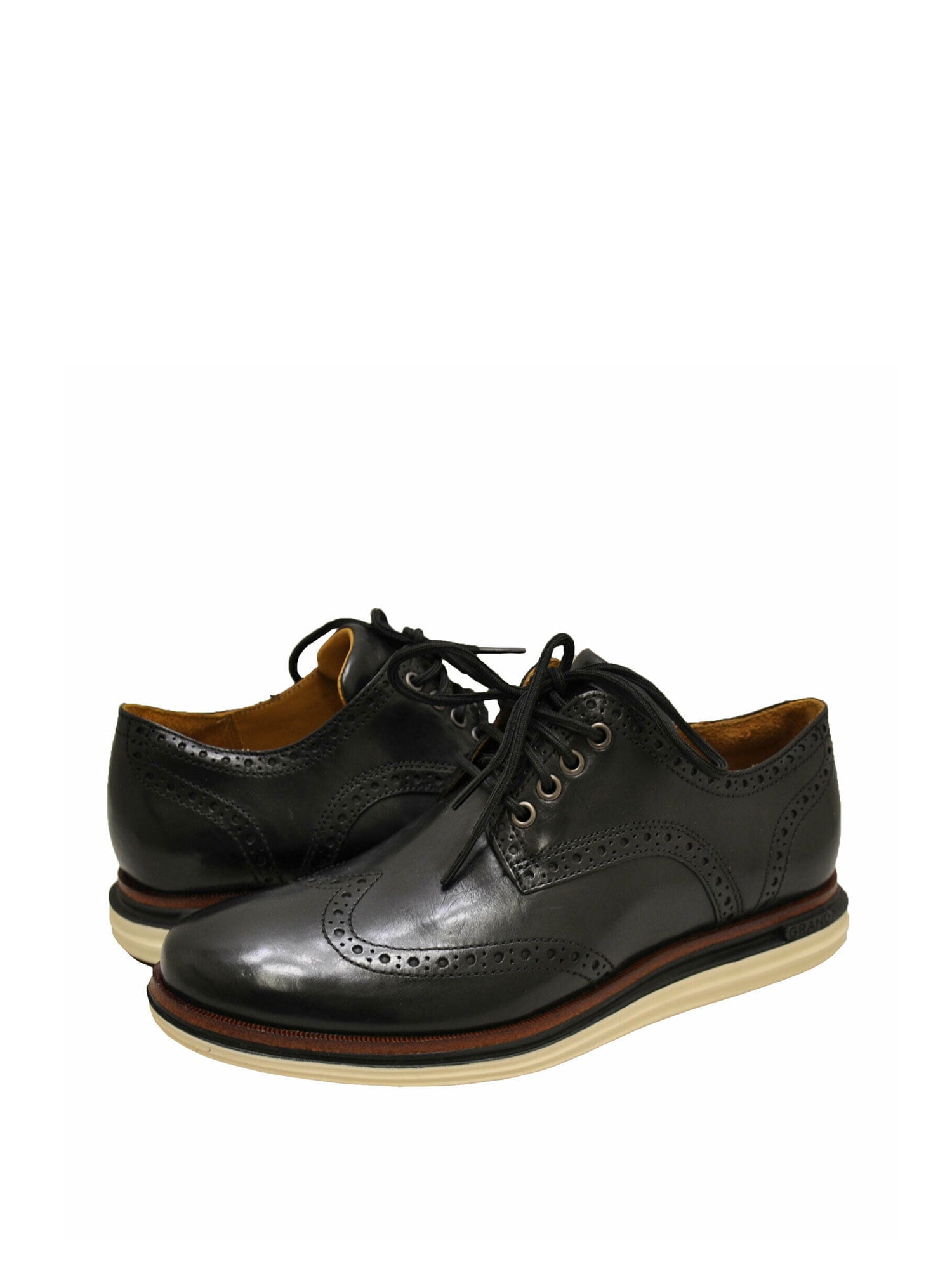 cole haan original grand black wingtip oxfords