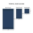 thumbnail image 6 of Hotel Style Egyptian Cotton Tencel Lyocell Bath Towel, Marine Deep, 6 of 6