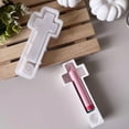 thumbnail image 5 of HomeKingdee Cross Candle Molds, Silicone Molds for Making Candle, Jesus Cross Resin Casting Molds with Tealight Base, Handmade Wax Soap, 5 of 9