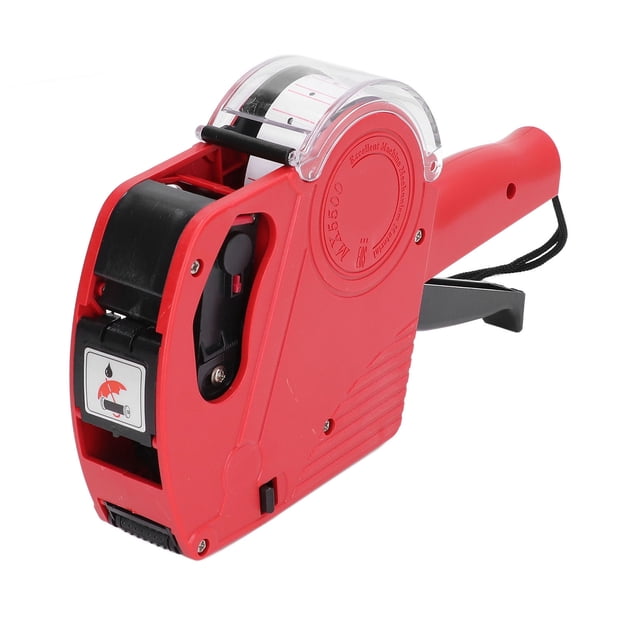 Máquina etiquetadora con cartucho, máquina etiquetadora manual Herramienta de marcado de precios de 8 dígitos Pistola etiquetadora de precios Acabado de lujo