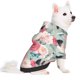 thumbnail image 2 of Fotbe Roses and Butterflies Sudadera con Estampado para Perros Pequeños – Suéter con Capucha para Mascotas, Tela Suave de Forro Polar con Bolsillo-Small, 2 of 7