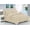 Beige, variant on Elegant Comfort Striped 8 Piece Bed in a Bag, Full/Queen with Comforter, Bed Skirt, Pillow Shams, Flat Sheet, Fitted Sheet, Pillowcase