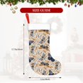thumbnail image 4 of Salouo Butterflies Print Christmas Stockings,Large Xmas Stocking Set of 1 Holiday and Farmhouse Stocking for Christmas Holiday Party Decoration(17.7*11 Inch), 4 of 7
