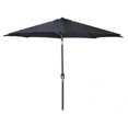 thumbnail image 1 of Parapluie en Acier Noir de 9 Po - Noir, 1 of 1