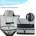 thumbnail image 4 of Htwon Mosquito Head Net Sun Hat Bug Bee Protection Mesh Fishing Outdoor Men Women Cap Gray, 4 of 5