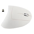 thumbnail image 1 of Ratón vertical ergonómico inalámbrico para juegos, óptico, 2,4 GHz, 1600DPI, sin retraso, para PC, portátil, blanco, 1 of 8