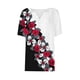 thumbnail image 3 of Camisetas Casuales de Mujer con Cuello en V Camiseta de Color Sólido, Manga Corta Casual Top para el Uso Diario, 3 of 4