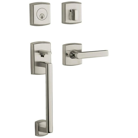 Baldwin 85386055LENT Soho Left Handed Sectional Single Cylinder Keyed Entry Handleset -