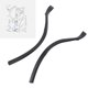 thumbnail image 3 of Puerta Delantera Weatherstrip Selle, Puerta Delantera Ribridelegia de Avenida 1828404 Implaz de Seguridad de Seguridad Mejorada de Goma para Mk 7 7, 3 of 7