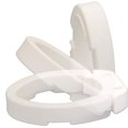 thumbnail image 3 of NOVA Medical Products Hinged Toilet Seat Riser Lift Up and Down Raised Toilet Seat For Under Seat For Elongated Seat Color, White, (Pack of ), 1 Count, 3 of 5