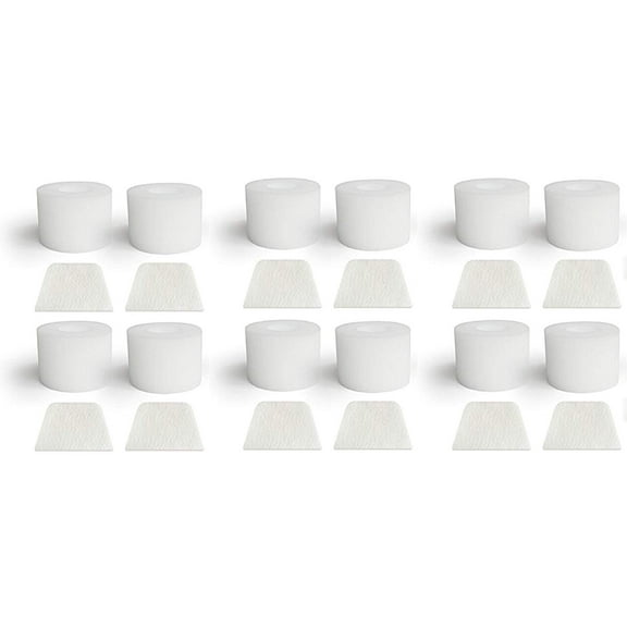 Nispira Replacement Filter Kit Set Compatible Shark IONFlex DuoClean Vacuum Part XPREMF10 & XPSTMF100. Fit Models IC205, IC205CCO, IF100 & IF200 Series, F200W, IR100, IR101, IR70. 12 Sets