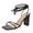 Black, variant on Women Chunky Heels Strappy Open Toe Square Flip Flop High Heels Solid Color Black Lace up Heeled Sandals Wedding Party Dress Shoes (8, Orange)