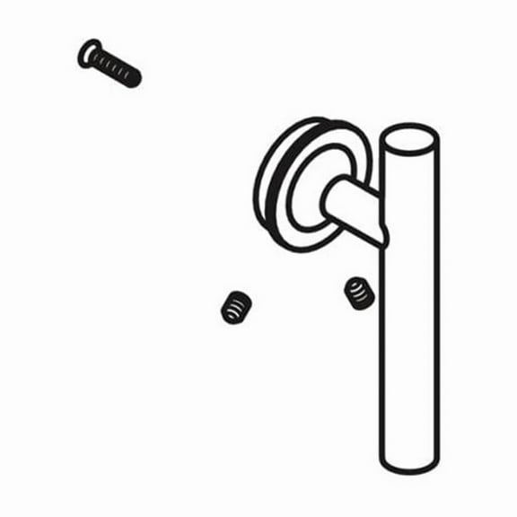 Kohler  Lever Handle Base Kit - Polished Chrome