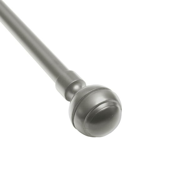 Mainstays Drapery Window Curtain Rod with Decorative Finials