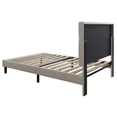 thumbnail image 7 of Sesslife Twin Upholstered Platform Bed with Headboard, Beige Twin Bed Frame with Wood Slats Support for Boys Girls, No Box Spring Needed, 7 of 7
