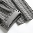 thumbnail image 4 of Njoeus Mens Plaid Stretch Dress Pants Slim Fitting Skinny Office Work Pants Cotton Tapered Men Big & Tall Casual Business Dress Pants L-5XL, 4 of 6