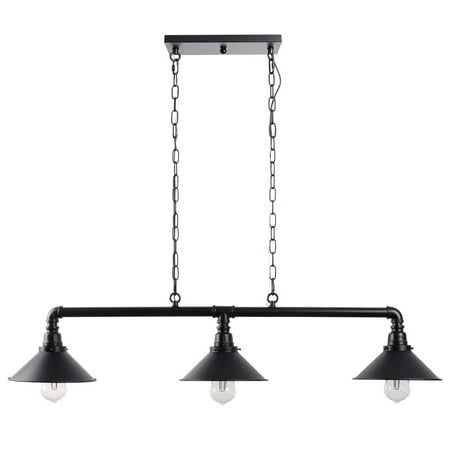 

Pool Table Light Kitchen Island Lighting Industrial Style Chandelier Rustic Kitchen Island Lighting 3-Light Farmhouse Chandelier for Dining Room 42.5 Pool Table Light with Metal Shades