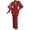 Red, variant on Christmas Jumpsuits For Women 2025 Fashion Winter Solid Sequins Patchwork Long Sleeve V-Neck Jumpsuits Hot Pink